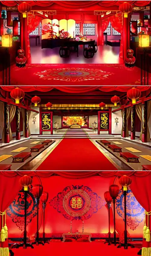 小品表演场景 汉式婚礼背景 节日晚会演出背景画质检查举报作品下载