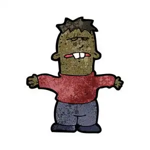 卡通丑男人照片