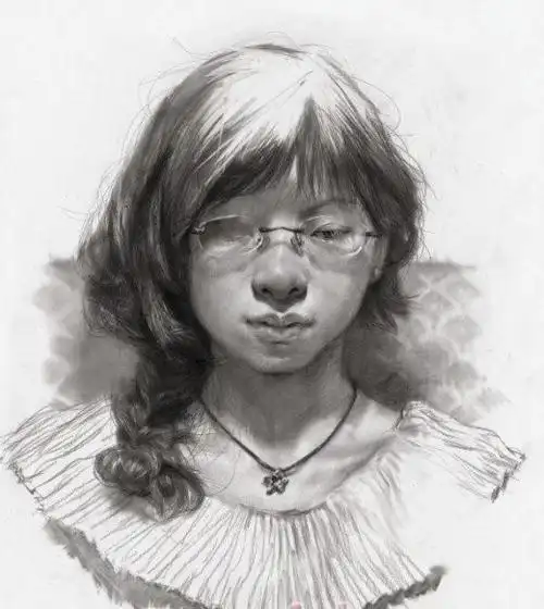 素描头像艺术创作——照片写生