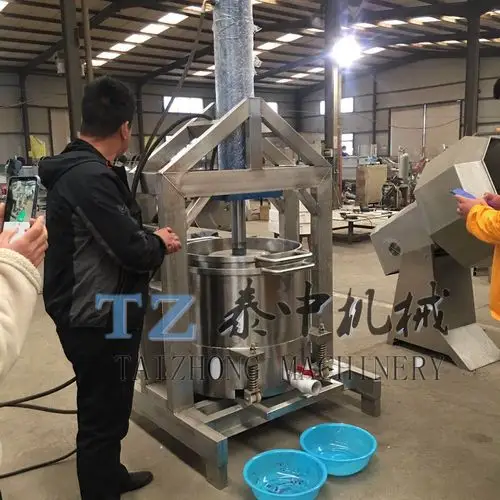 拉丝蛋白压榨脱水机香菇丁脱水压干机器液压式固液分离设备