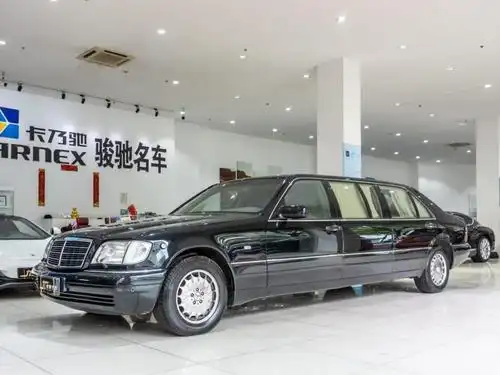 上海2000年3月奔驰奔驰s级s50050l普尔曼皇朝1000自动版黑色自动档