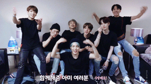 防弹少年团六年时间培养出来的默契,即使串通好也很难的统一度