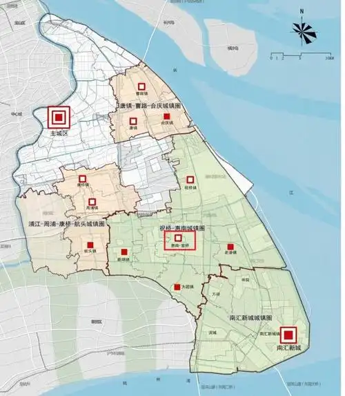 涉及的范围就是惠南镇的行政区划范围,此处城区和农村的分界线非常