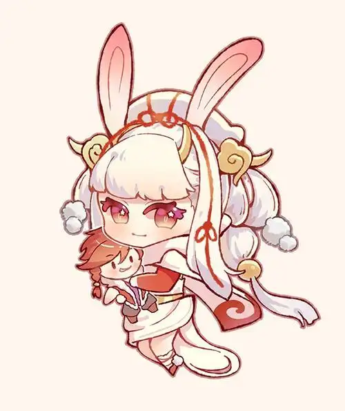 小兔兔来自合集王者荣耀相关· 关注合集王者荣耀裴擒虎虎离q版王者