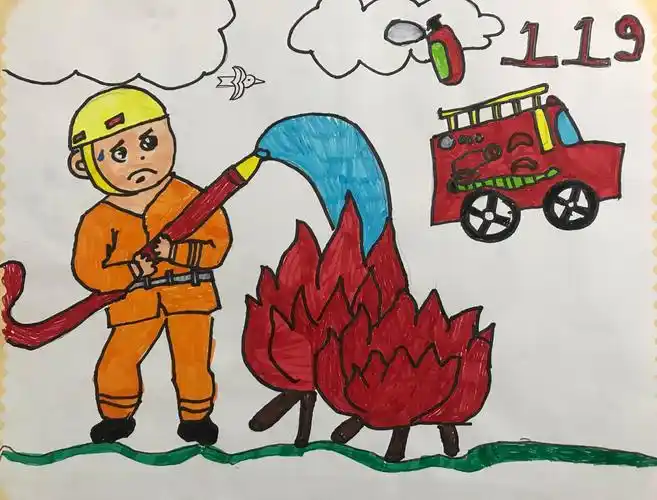 【我心中的消防】高新消防救援大队积极开展"小小消防员"绘画作文比赛