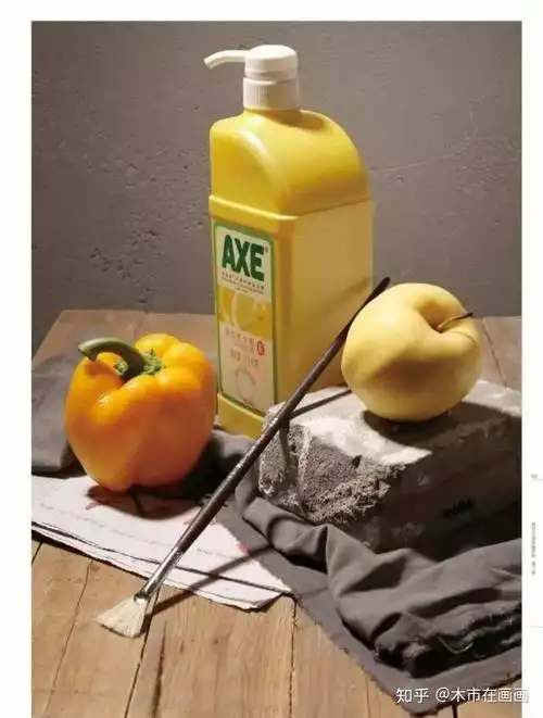 美术绘画素材素描色彩静物绘画实物构图照片