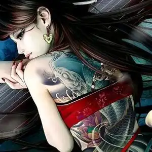 刺青花纹身头像