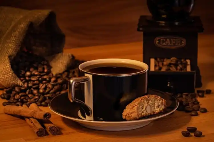 自制现磨黑咖啡图片,高清图片