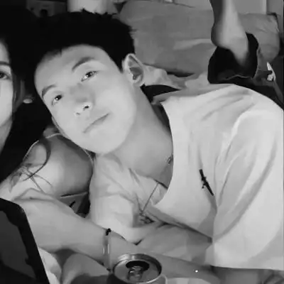 双人情侣头像超甜黑白高清图片