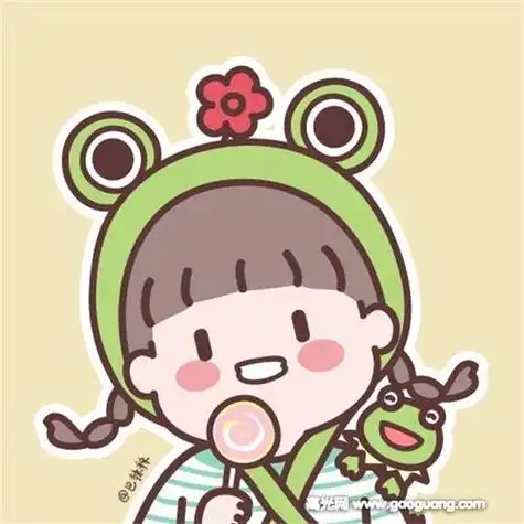 圆脸小女孩头像圆脸小女孩卡通头像简笔画