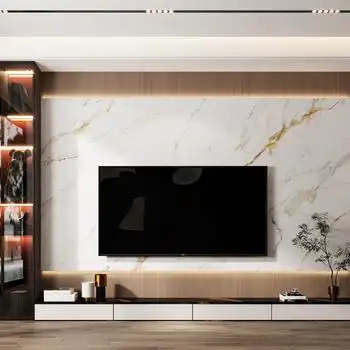 现代电视背景墙3d模型下载