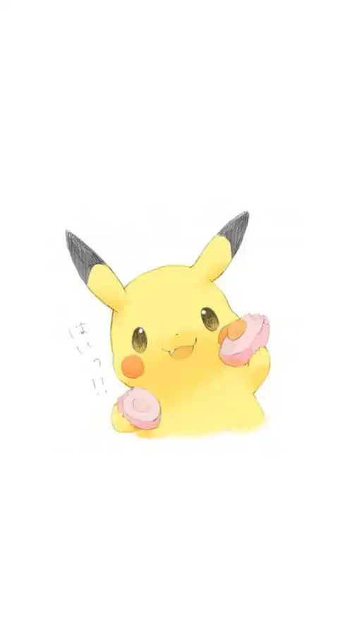 iphone 平铺 壁纸 高清壁纸 plus壁纸 可爱卡通壁纸 超萌皮卡丘pika