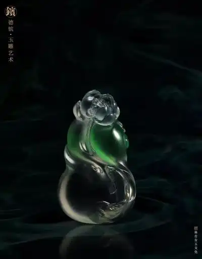 曲水流觞翡翠禅意玉雕师林德镔作品赏析