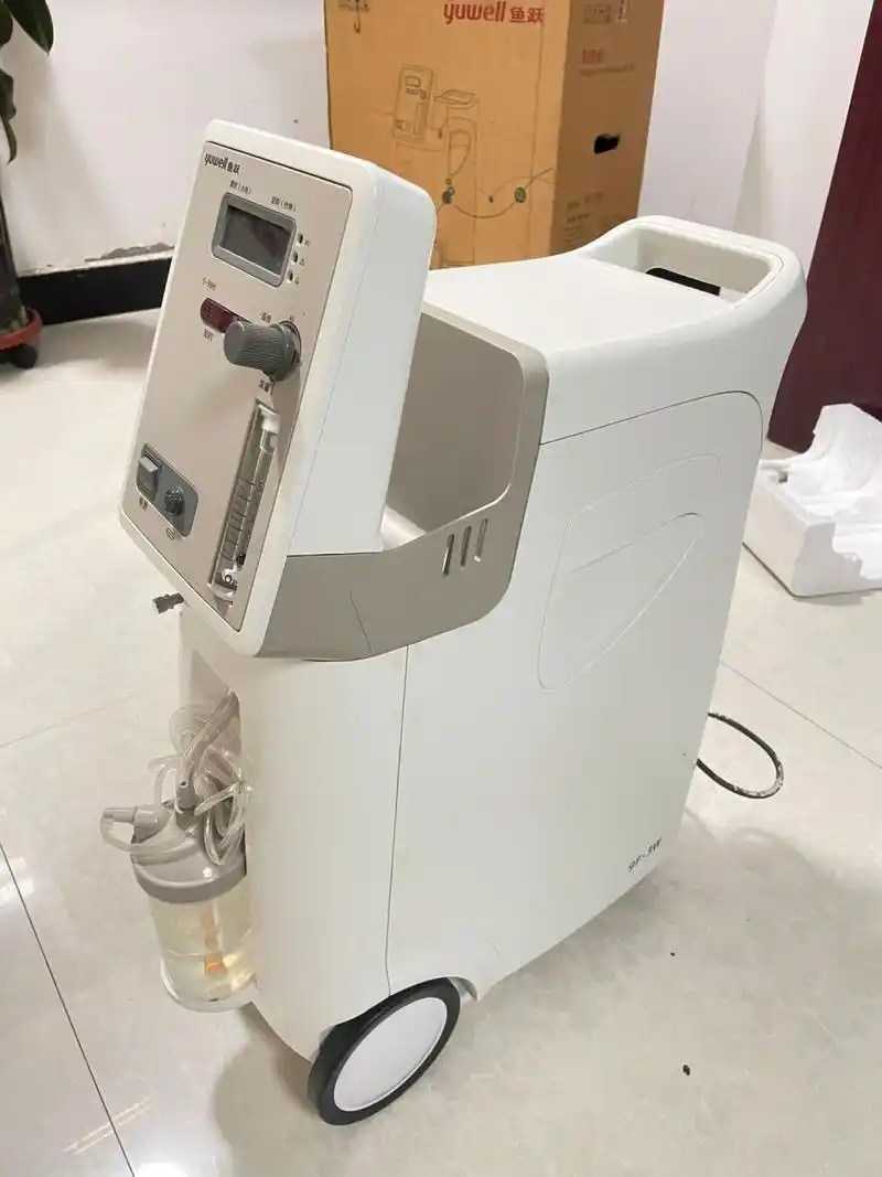 医疗器材 鱼跃制氧机9f-3w家用3升医用吸氧雾化老人氧气机家庭制氧器8