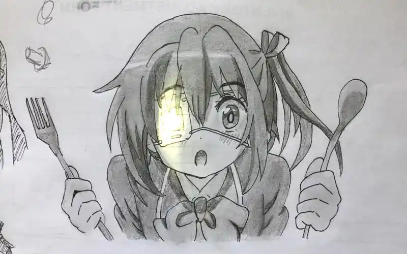 【绘画 二次元】画一个小鸟游六花(小鸟伏特加)