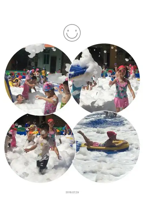 不玩水不童年,不湿身不夏天-增城区时代幼儿园泡沫之夏戏水活动花絮