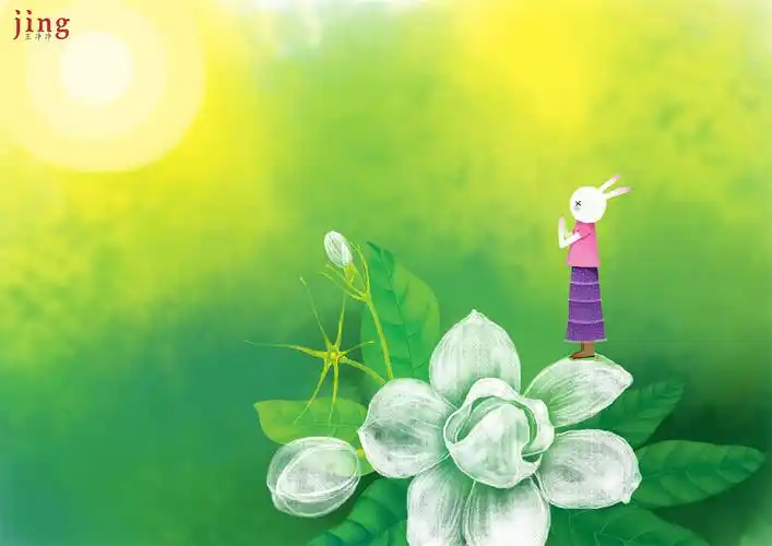 兔年插画合集 60幅艾玩兔横版壁纸插画