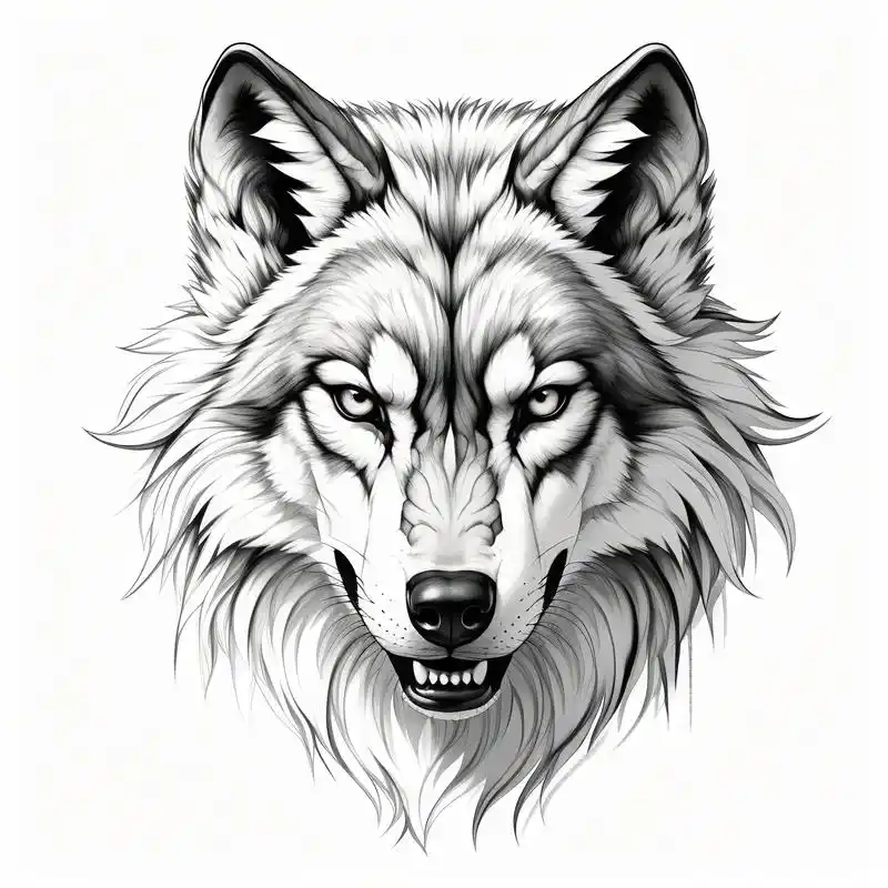 这组狼头头像,细节精致,神态各异,定能找到你心仪的一款.