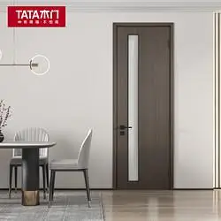 tata木门简约玻璃门定制木门室内门厨卫门书房家用房门pb101b