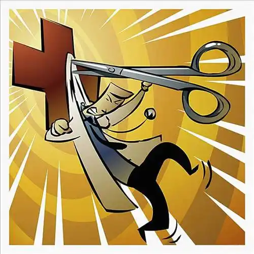 医生_悬挂_一对_手术刀_高清图片_全景视觉