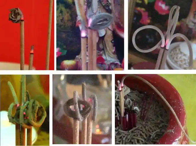 烧香的香灰里会出现什么东西吗?