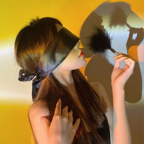 蒙眼飘带丝带遮眼布条眼罩丝绸绸缎性感布带眼罩