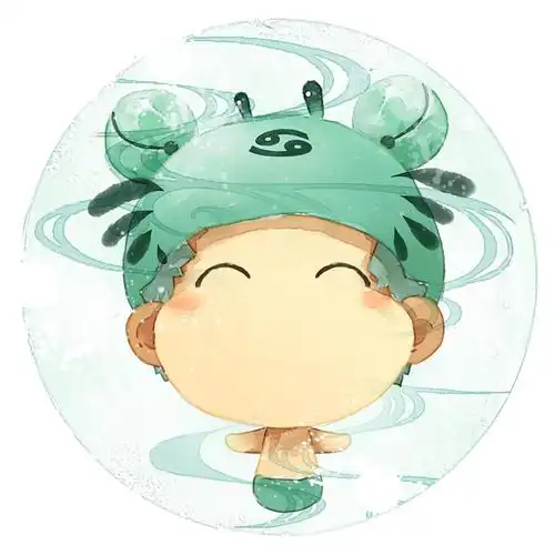 梁阿渣巨蟹座星座情侣头像