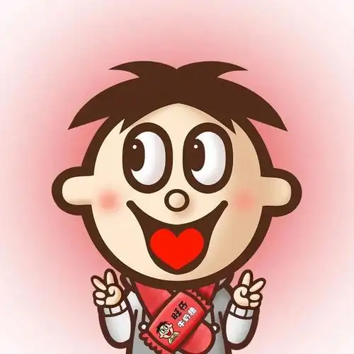 旺仔系列头像红橙黄绿青蓝紫齐啦