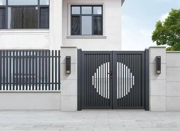 十款现代风格庭院大门和门楼整套分享
