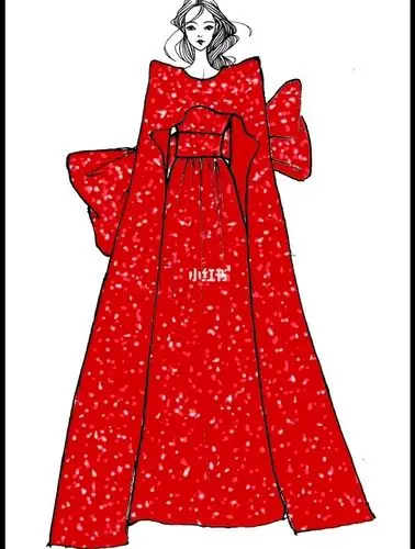 服装设计给奶奶设计一件衣服