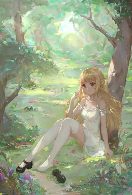 林中精灵休憩图|插画|商业插画|牧轲ice - 原创作品 - 站酷 (zcool)