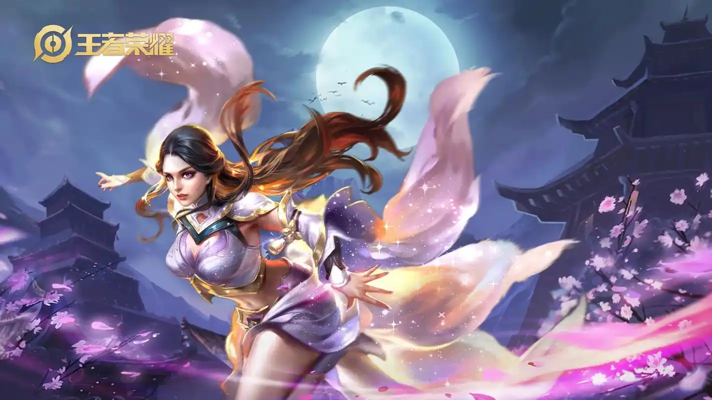 王者荣耀 #高清壁纸 #游戏日常 #露娜 #露娜新皮肤 #露娜紫霞仙