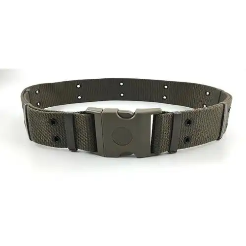 霸州得力快速解锁扣头07编织外腰带尼龙绿色帆布裤腰带外腰带