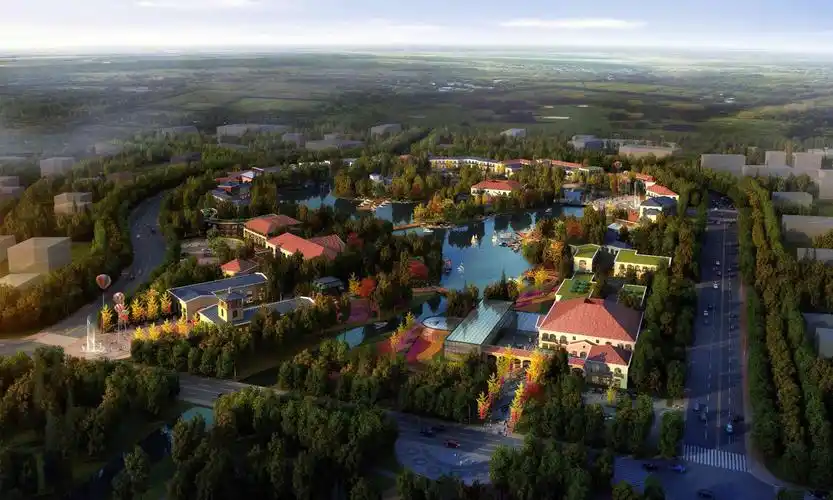 运城空港东花园景观规划|景观设计|绿地系统|现代简约|新中式_世界人