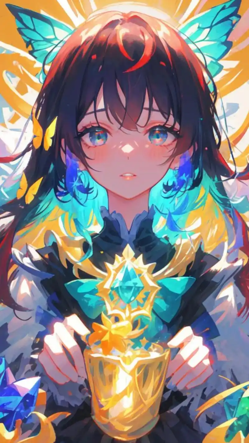 顽趣系列3宝石蝴蝶03.#二次元 #动漫 #壁纸 #蝴蝶 # - 抖音