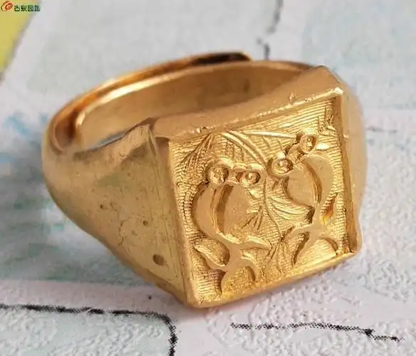 好品老金戒指3枚