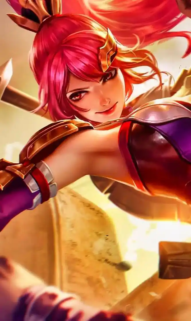 王者荣耀 花木兰手机壁纸高清无水印 - 抖音