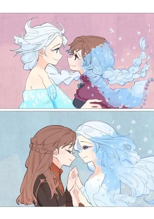 冰雪奇缘安娜和艾莎壁纸