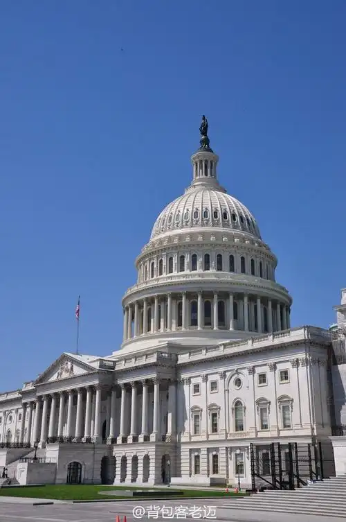 华盛顿地标建筑美国国会大厦原创摄影
