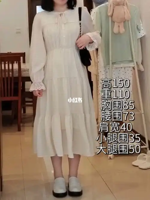 穿搭150小个子平价衣橱|大骨架肉肉女孩穿搭连衣裙(99)李丸子小个子