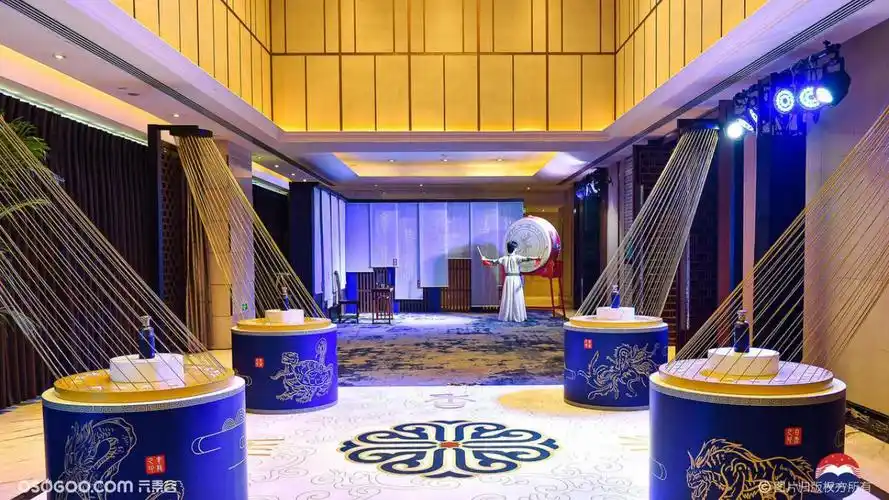 110 地产商场商务酒店活动酒水品鉴会舞台包装形式合集方案