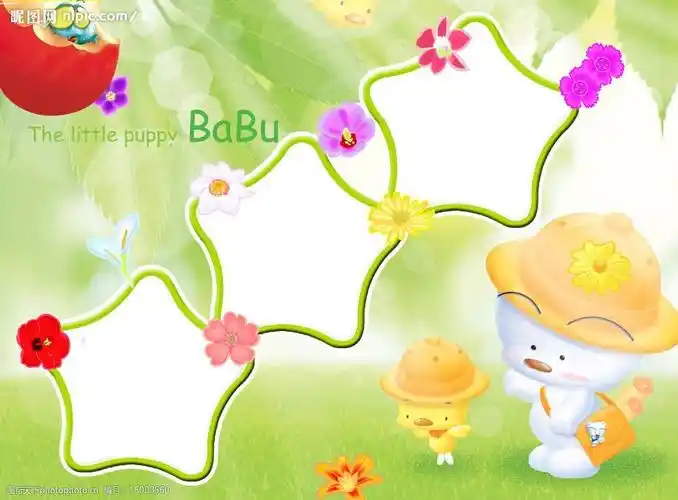 儿童相册模板图片