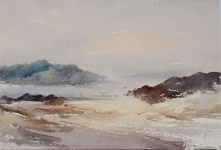 中国水彩画家——梁文亮