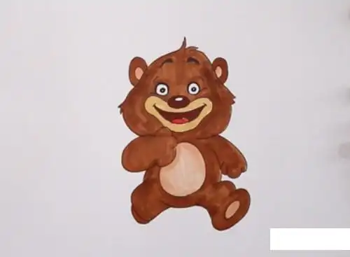 涂色彩色小熊简笔画画法图解 可爱又简单小熊简笔怎么画