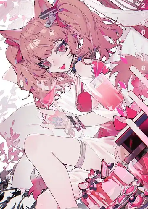 粉色系双马尾萝莉