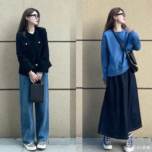 秋天穿衣不发愁,18套早秋穿搭为你示范,简单又高级