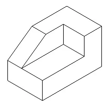 由三视图画出正等轴测图