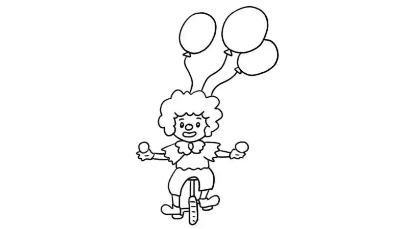 杂技表演简笔画教程杂技表演简笔画步骤