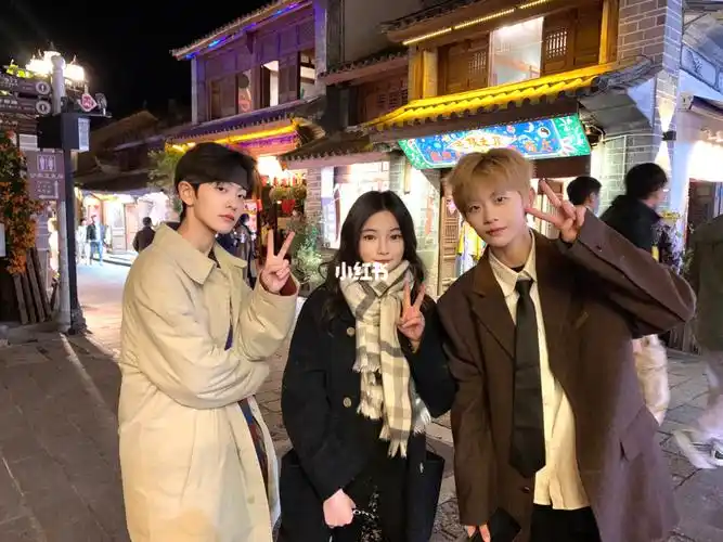 大理古城偶遇刘梦刘蓓