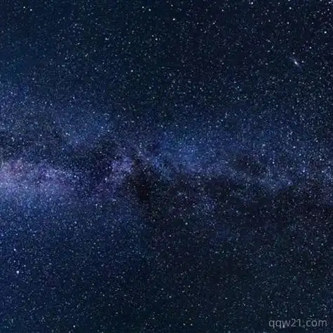 原宿风景头像黑色夜幕下闪闪的银河星空风景图片